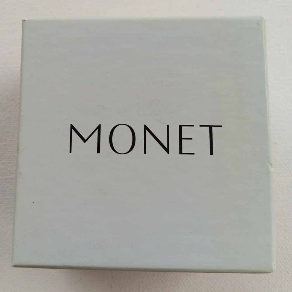 Monet  Silvertone Enamel Pink Ribbon Trinket Box New Breast Cancer Awareness - Picture 2 of 10